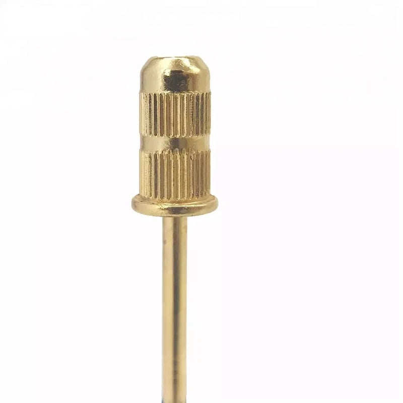 Gold Mandrel Bit For Electric Nail File Acrylic UV Gel