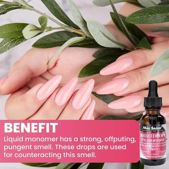 Mia Secret Monomer Drop - Aroma a cereza 28 g