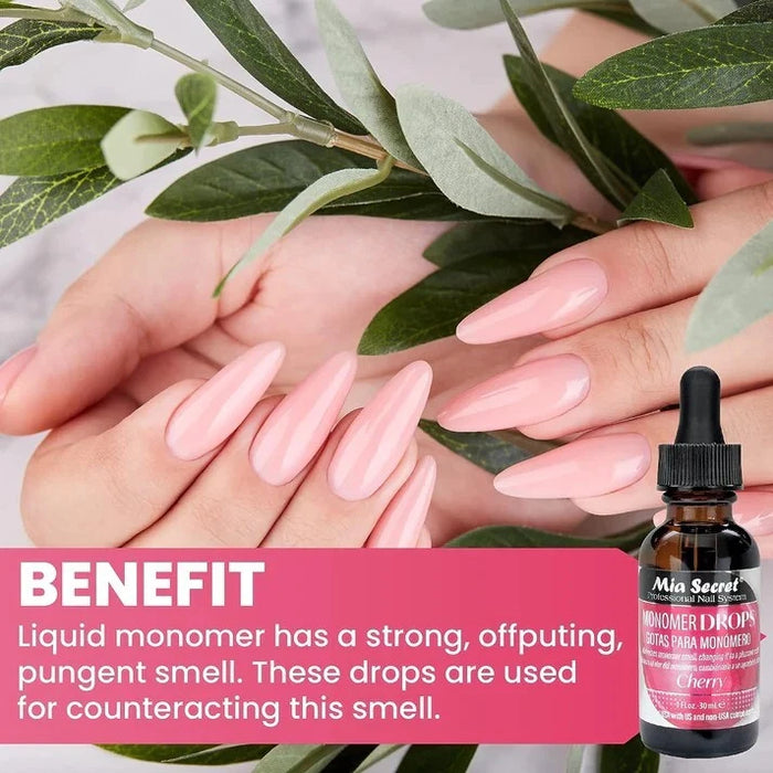 Mia Secret Monomer Drop - Cherry Scent 1oz