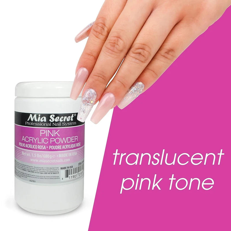 Polvo acrílico Mia Secret - Rosa 1.5 libras