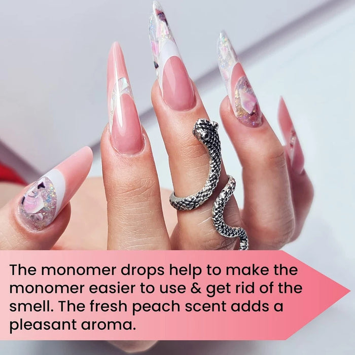 Mia Secret Monomer Drop - Peach Scent 1oz
