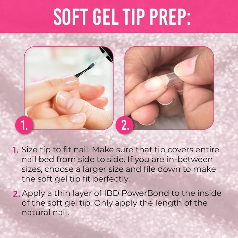 IBD - Soft Gel Tips - Long Stiletto