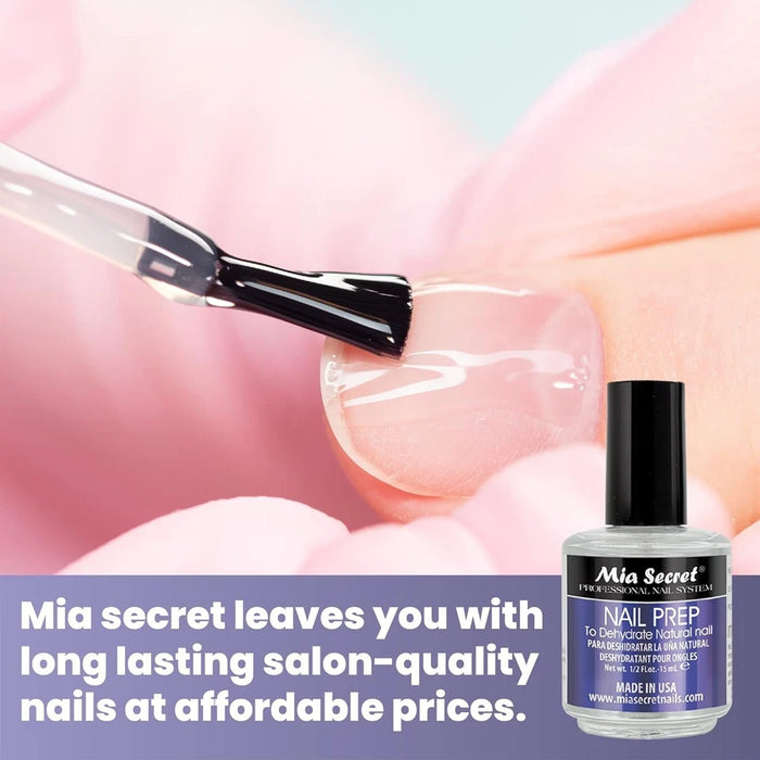 Mia Secret - Acid Free Natural Nail Prep Dehydrator 0.5oz (pack of 2)