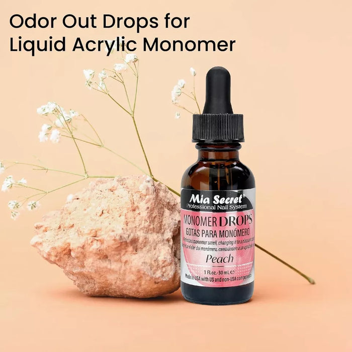 Mia Secret Monomer Drop - Peach Scent 1oz