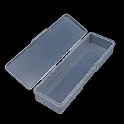 DL Professional - C89 Caja de almacenamiento transparente para herramientas de manicura/pedicura, tamaño pequeño