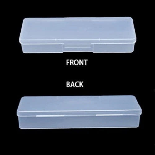 DL Professional - C89 Caja de almacenamiento transparente para herramientas de manicura/pedicura, tamaño pequeño