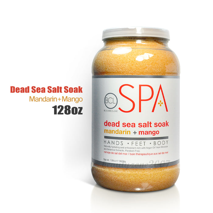 BCL SPA - Dead Sea Salt Soak - Mandarin + Mango 128 oz