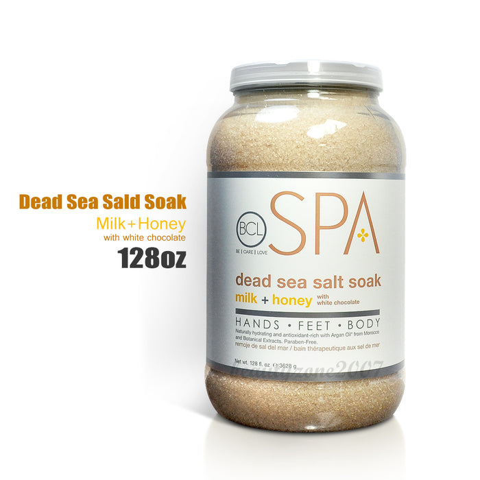 BCL SPA - Dead Sea Salt Soak - Milk + Honey 128 oz