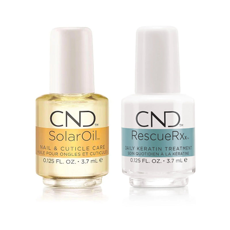 CND - Solar Oil + RescueRXx Duo 0.125 oz