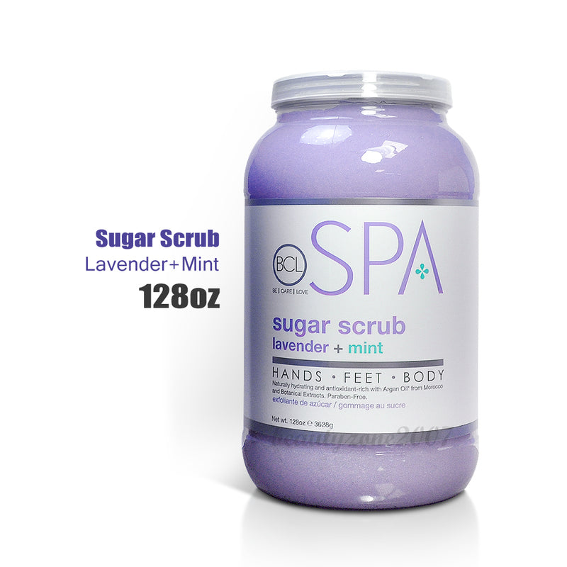BCL SPA - Exfoliante de azúcar - Lavanda + Menta 3.8 litros
