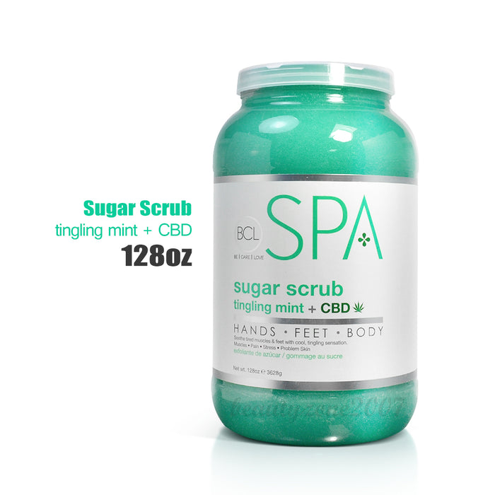 BCL SPA - Massage Cream - CBD + Tingling Mint 128 oz