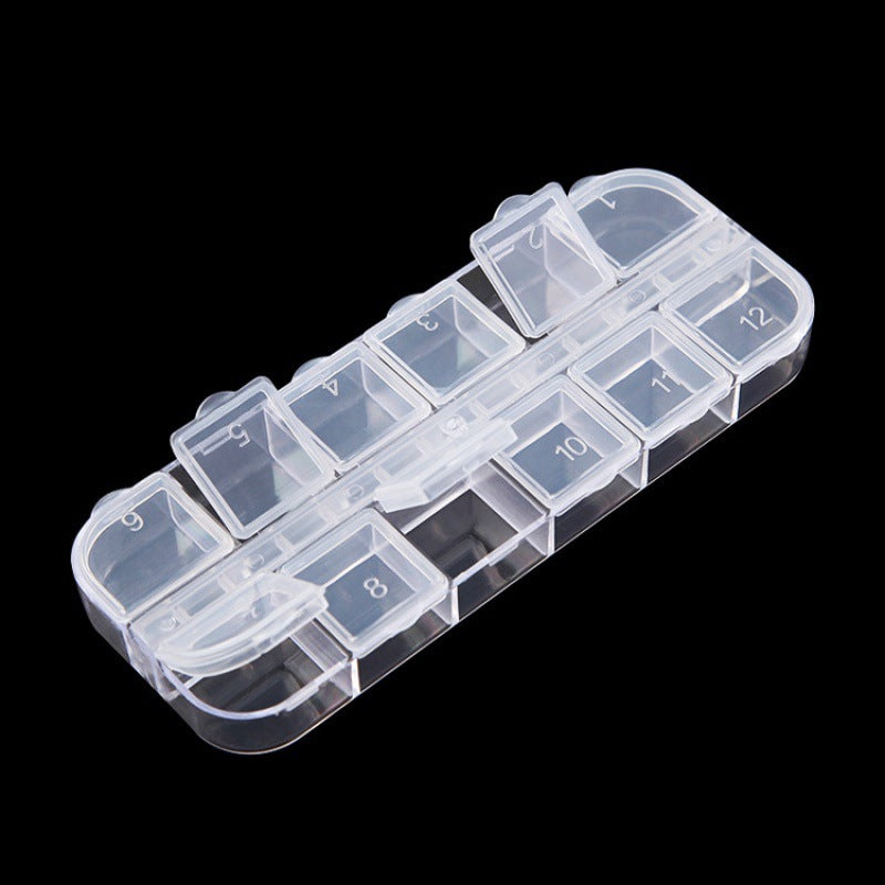 Clear Plastic Empty Mini Charm Box (6 Pack)