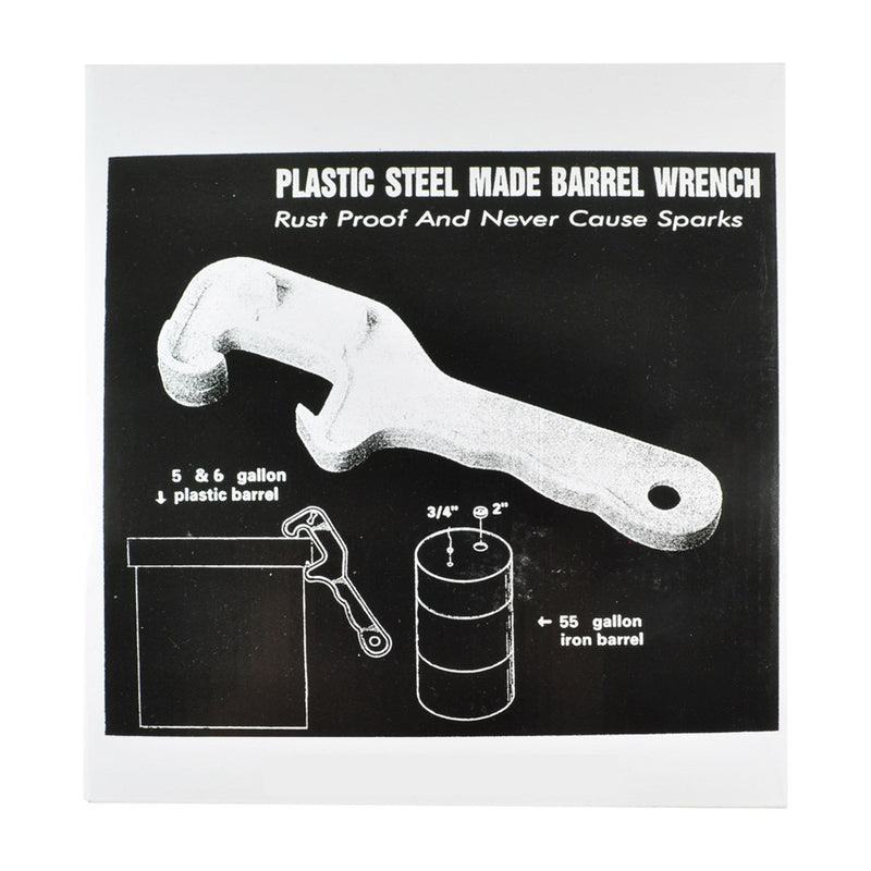 Plastic Steel Made Barrel Drum Wrench Pail Lid Opener Rust Proof Green