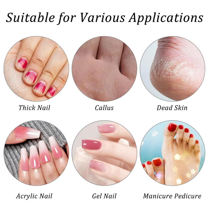 Medicool Zebra Mini Sanding Bands White 100 pcs - Fine Grit