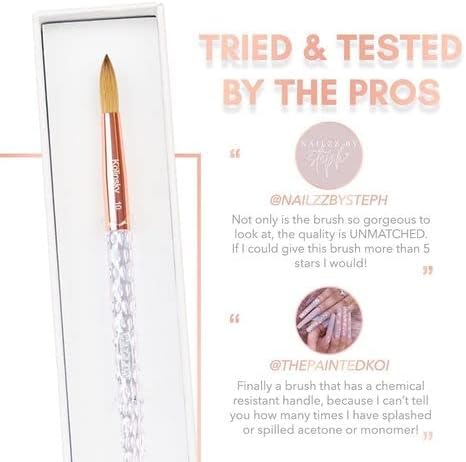 Kiara Sky - 100% Kolinsky Acrylic Brush #18