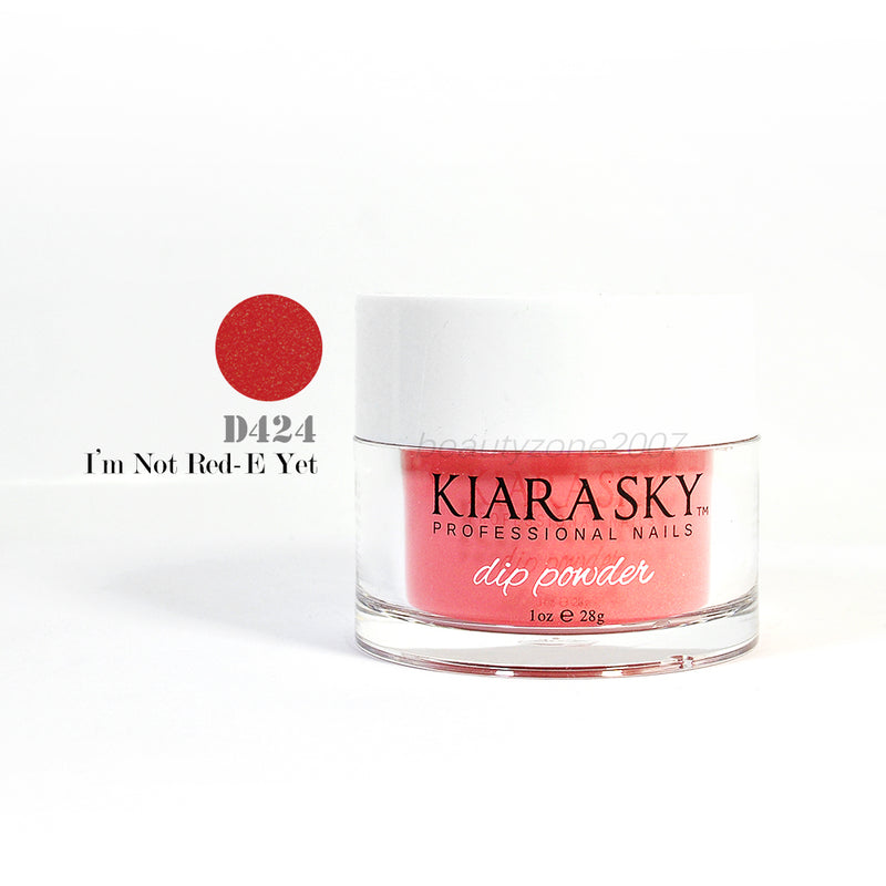 Polvos Kiara Sky Dip 28 g (1 oz) - D424 Todavía no soy rojo-E 