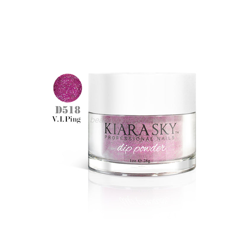 Kiara Sky Dip Powder 1 oz 28 g - D518 V.I.Pink